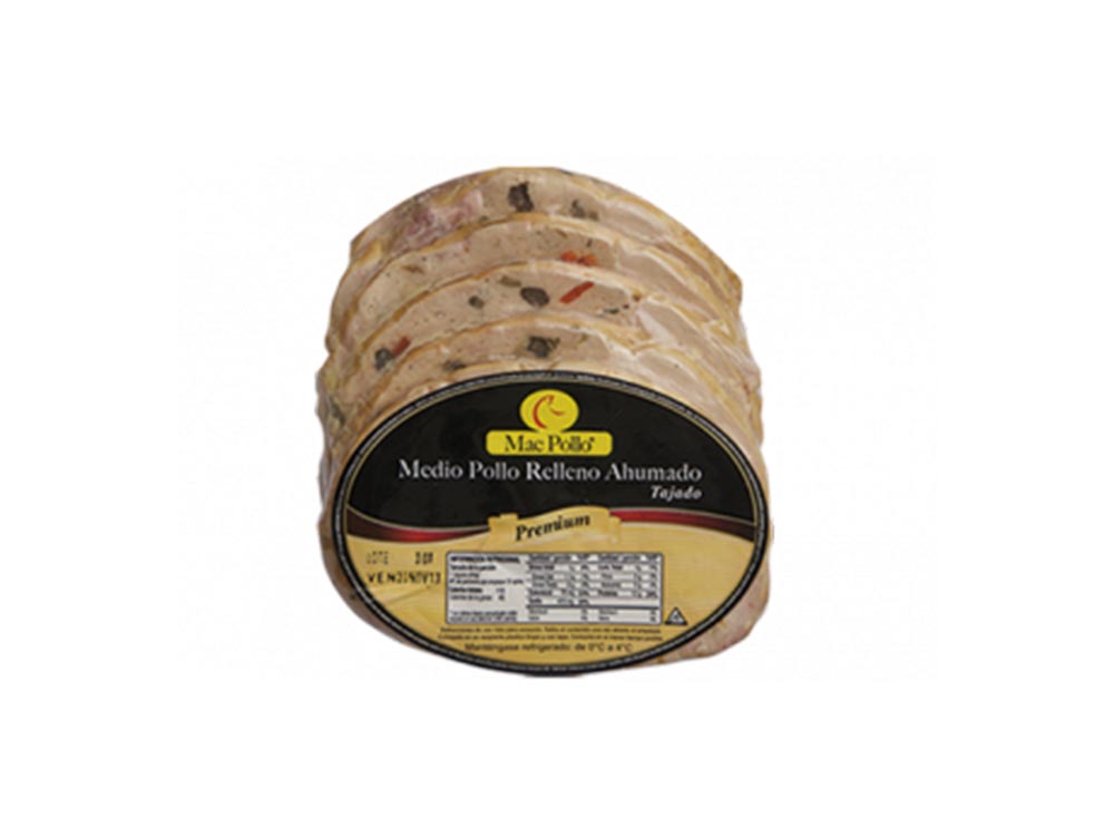 Medio pollo relleno (peso aprox)