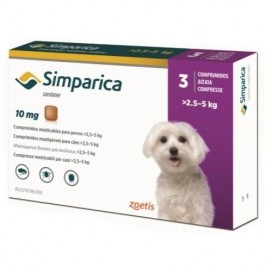 Simparica 2.5 - 5 Kg 10 Mg x 3...