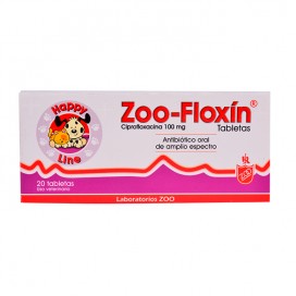 Zoo-Floxin 100 Mg 20 Tabletass