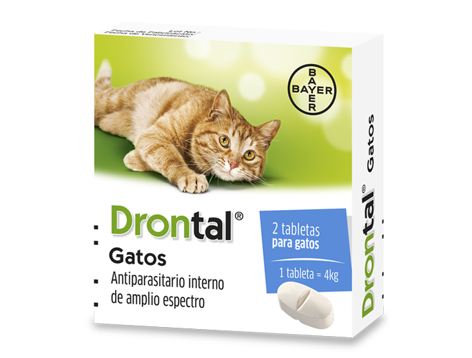 Drontal Gatos x 2 Tabletas