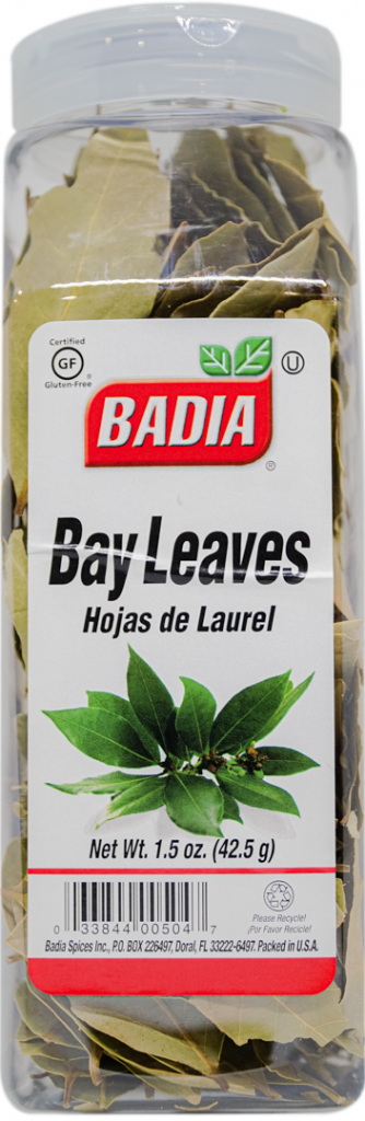 HOJAS DE LAUREL BADIA 6/42.5 GR