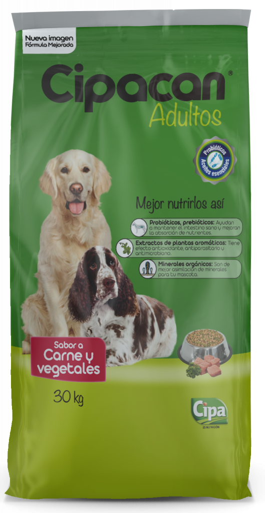 Cipacan Croquetas carne y vegetales x 30 kg