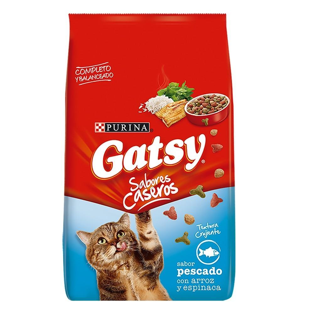 Gatsy pescado, arroz y espinaca x 8 kg