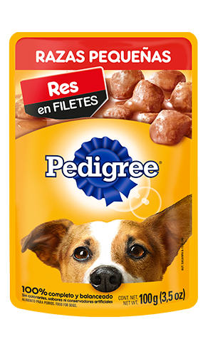 Pedigree Adulto razas pequeñas carne (Alimento Húmedo) Pouch x 100 gr