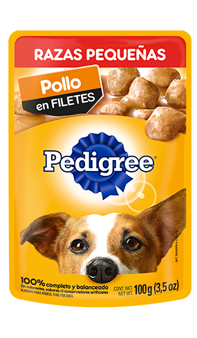 Pedigree Adulto razas pequeñas pollo (Alimento Húmedo) Pouch x 100 gr