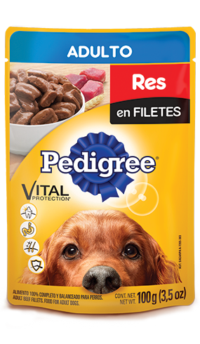 Pedigree Adulto carne (Alimento Húmedo) Pouch x 100 gr