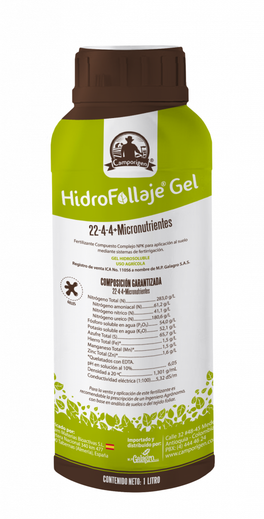 HidroFollaje Gel 1 lt