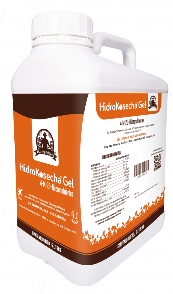 HidroKosecha Gel 4-14-20 5 lt