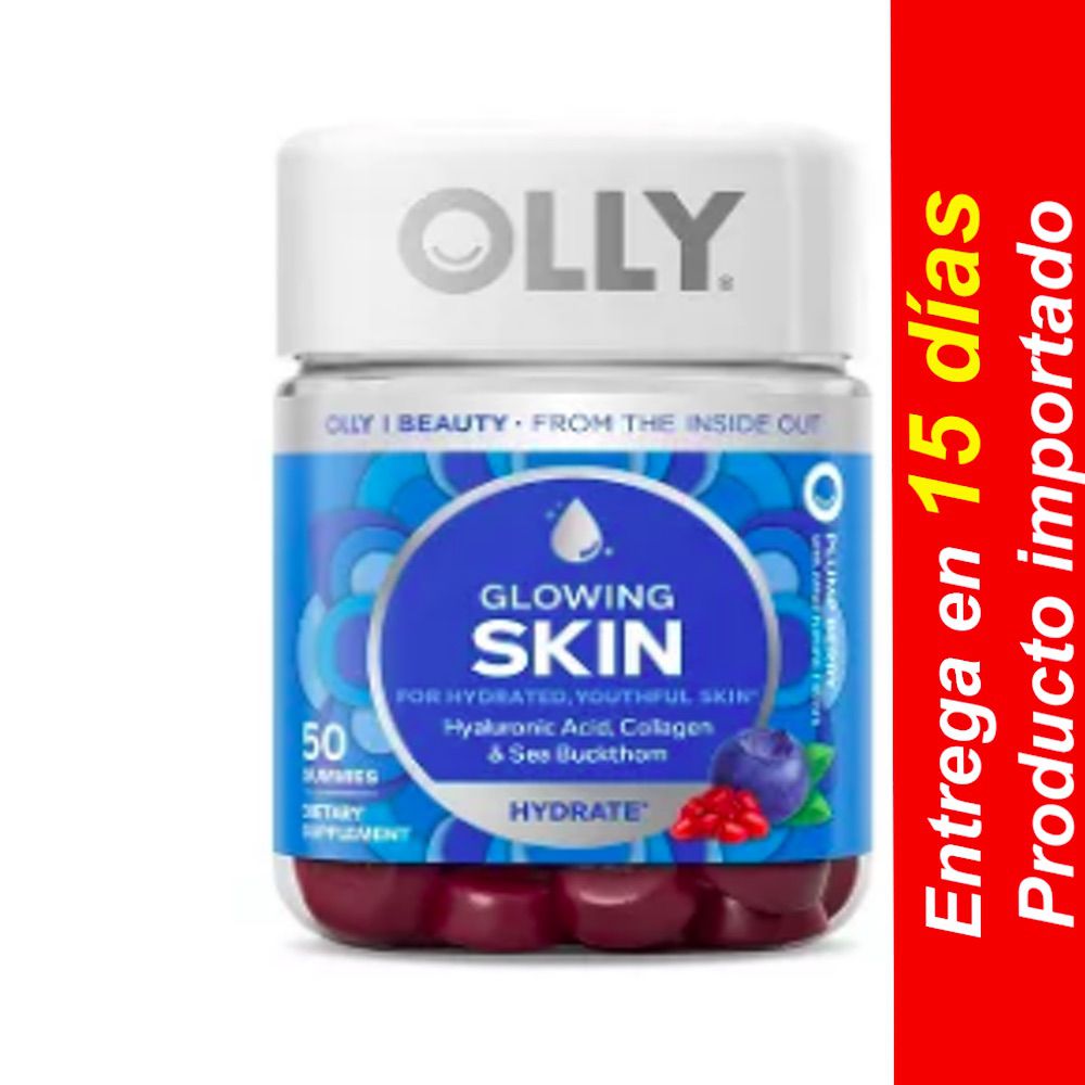 Gomitas de vitamina Glowing Skin de Olly – 50 u – Entrega 15 dias