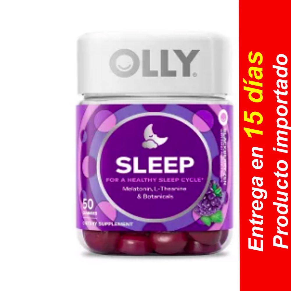 Gomitas vitamínicas Olly Sleep – Blackberry Zen – 50 u- Entrega 15 dias