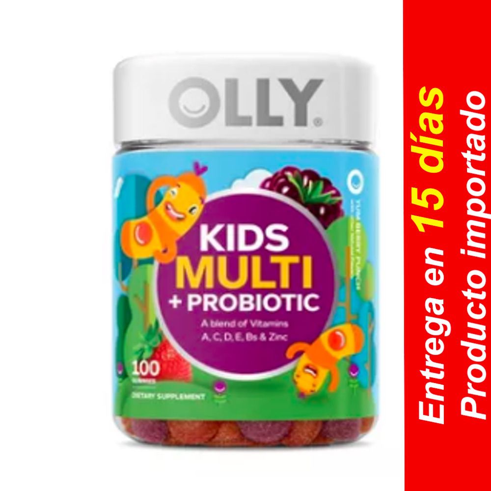 Gomitas vitamínicas multi + probióticas de Olly Kid’s – Berry Punch- 100u- Entrega 15 dias