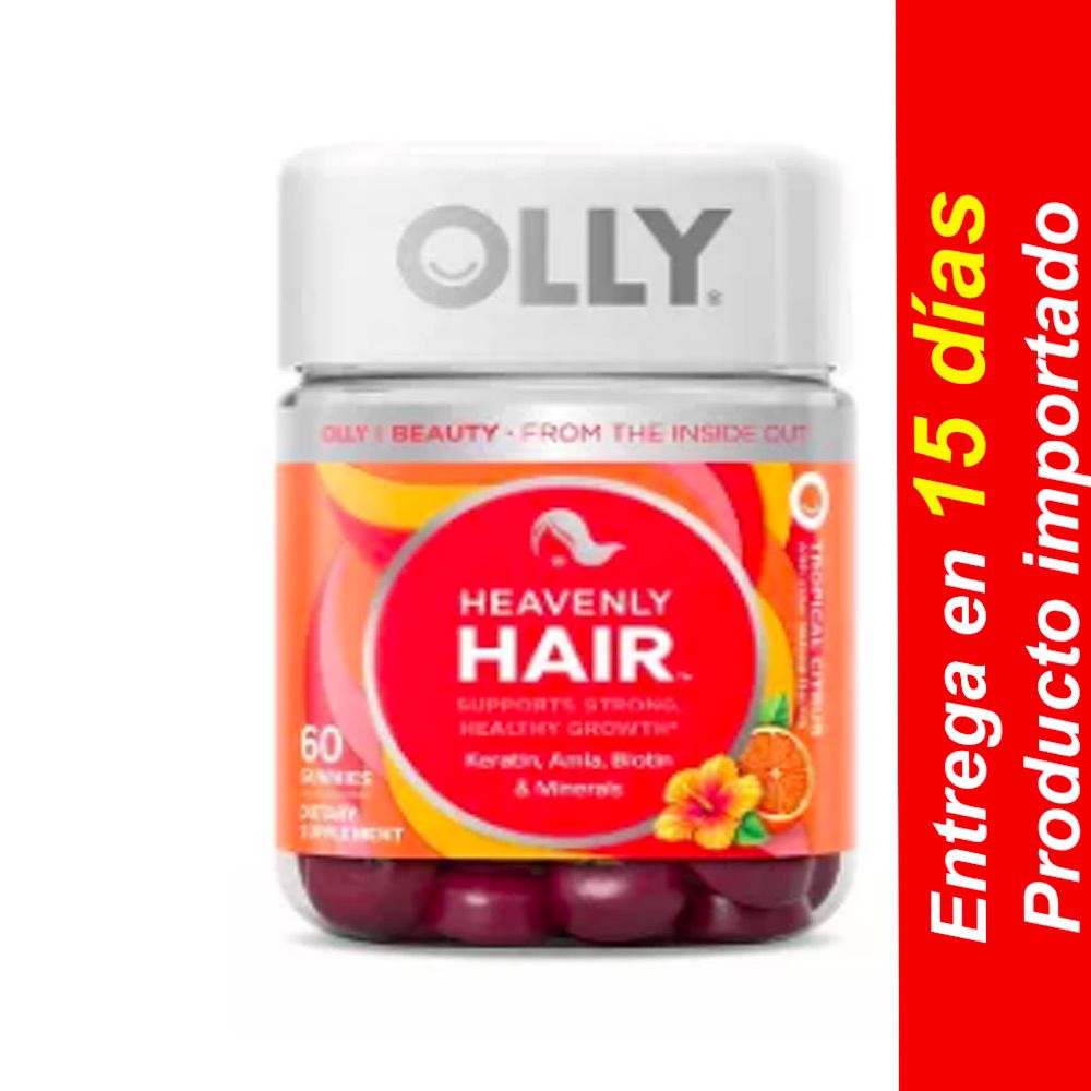 Suplemento de gomitas de pelo OLLY Heavenly – 60u – Entrega 15 dias