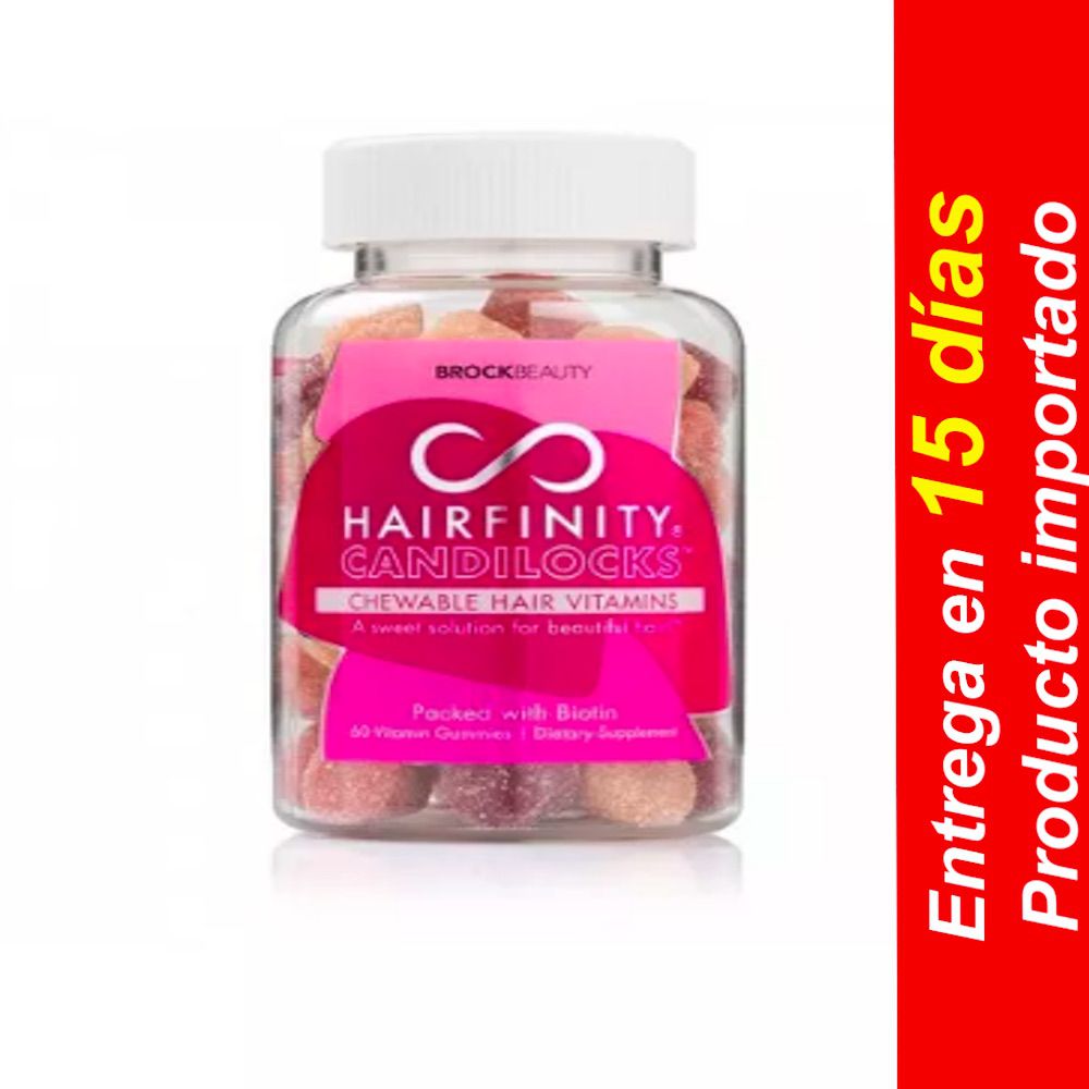 Gomitas de vitaminas para el cabello Hairfinity Candilocks - Cereza - 60 u- Entrega 15 dias