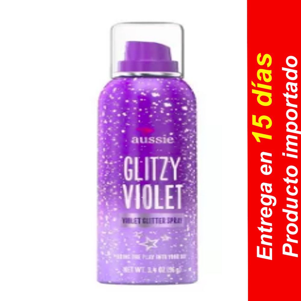 Aussie Glitter Spray Morado – 3.4oz