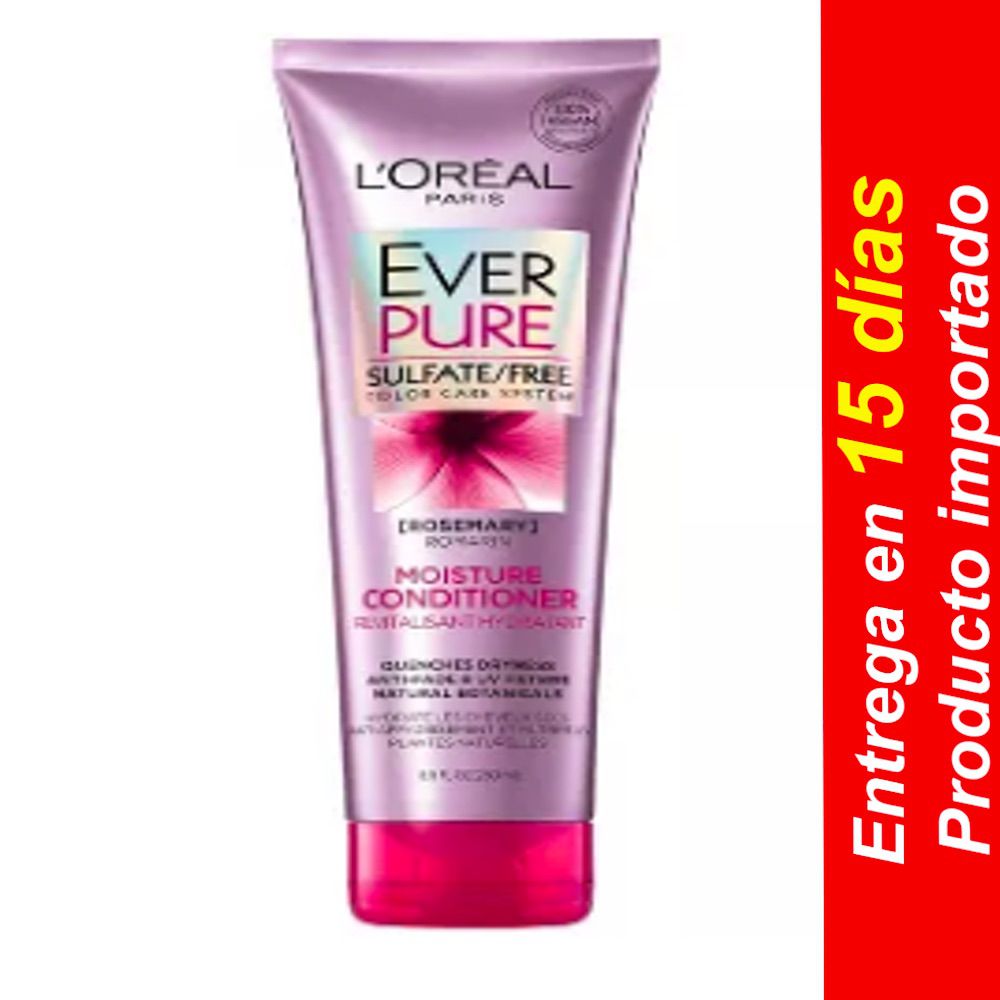 Acondicionador humectante sin sulfato EverPure de L’Oreal Paris – 8.5 fl oz- Entrega 15 dias