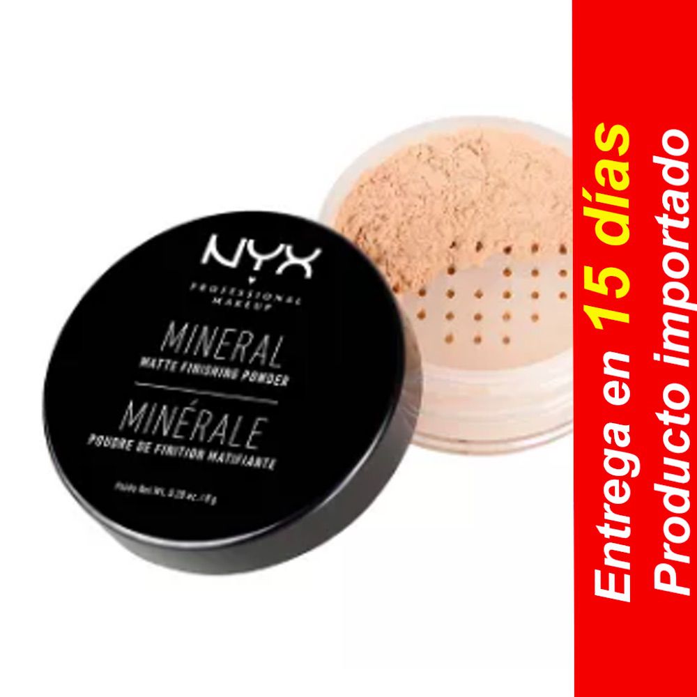 Polvo de acabado mate mineral NYX Professional Makeup- entrega 15 dias