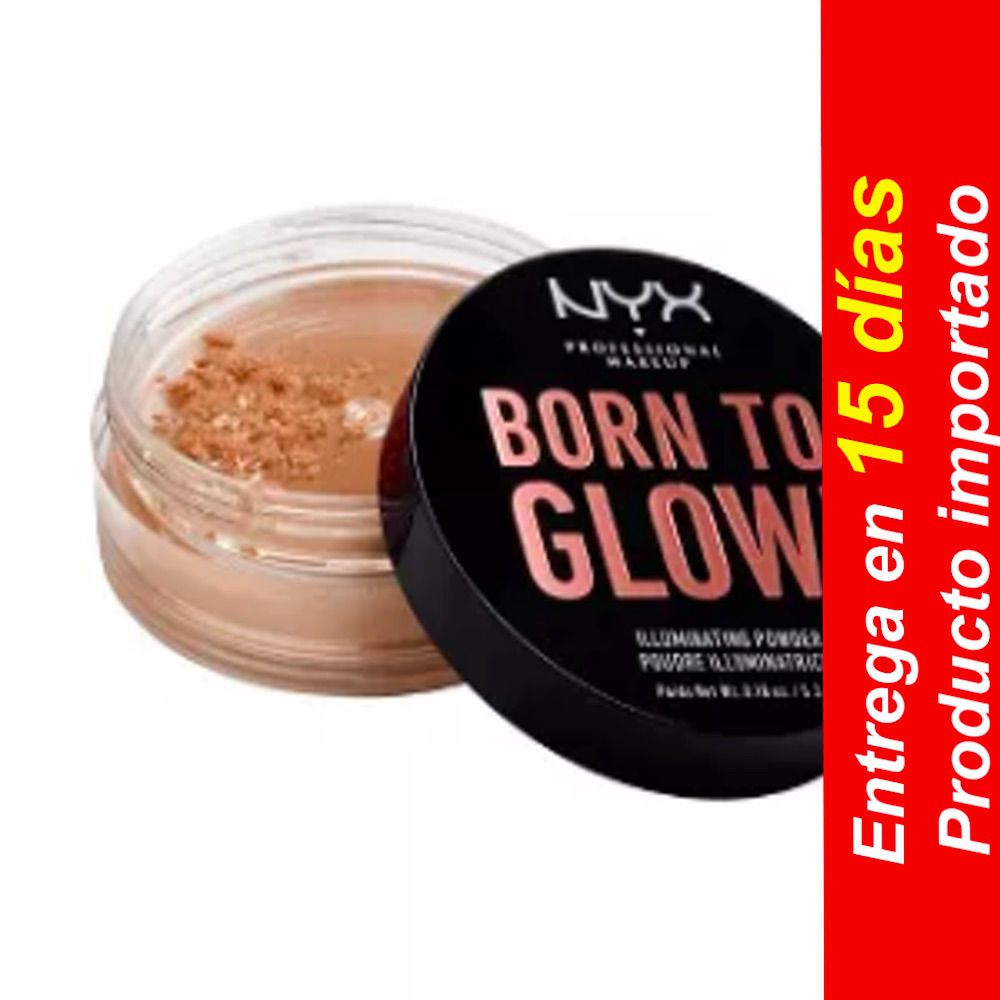 Polvo Iluminador Born to Glow de NYX Professional Makeup – 0.18 oz-Entrega 15 dias