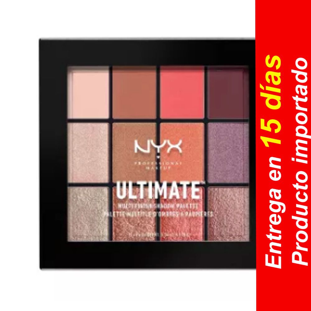Paleta de sombras Ultimate de NYX Professional Makeup – 0.02 oz – entrega 15 dias
