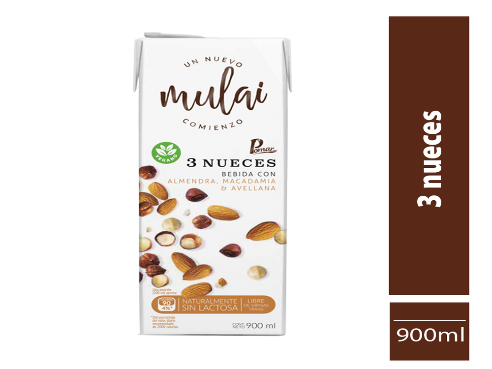 BEBIDA 3 NUECES ORIGINAL CON AZUCAR mulai