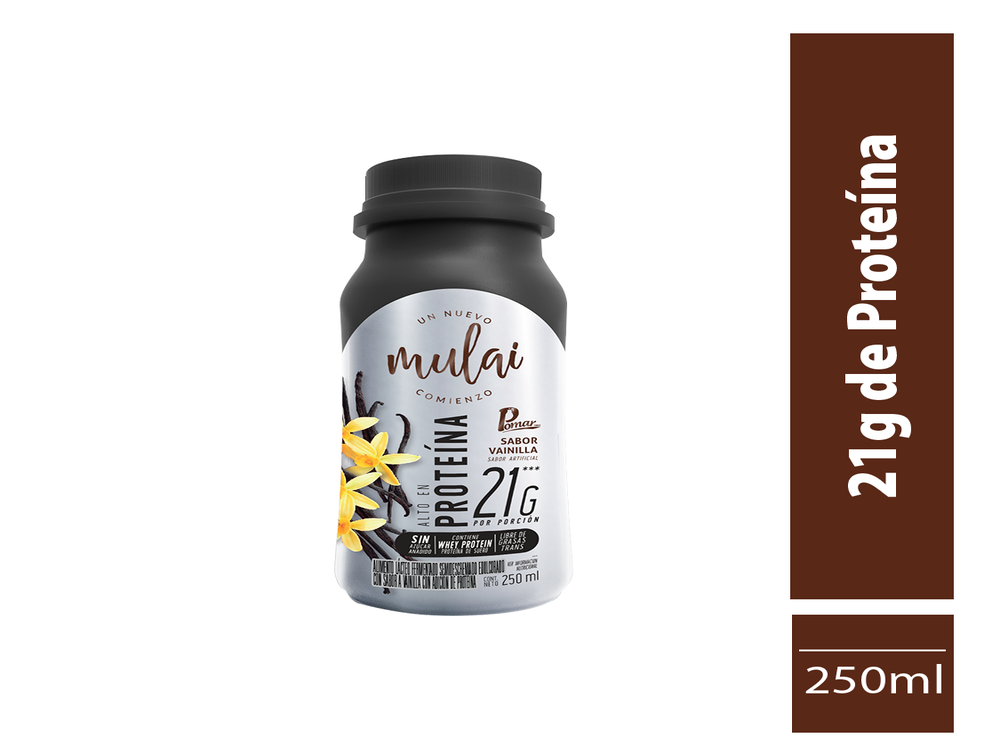 ALIMENTO LACTEO CON ADICION DE PROTEINA VAINILLA 250 G mulai