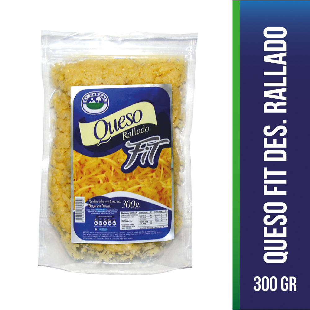 QUESO DESLACT FIT RALLADO ZARZAL x 300GR