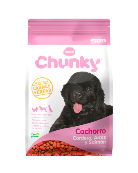 Chunky Puppy cordero, arroz y salmón 4 kg