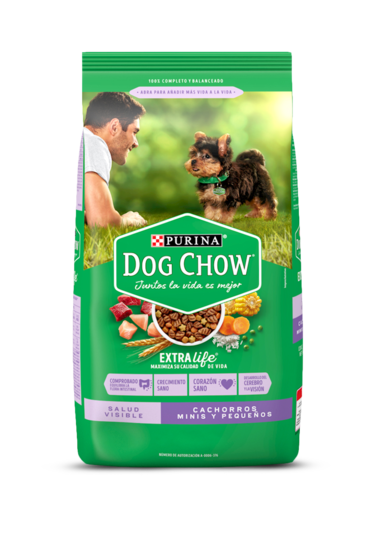 Dog Chow Salud visible cachorros minis y pequeños 17 kg