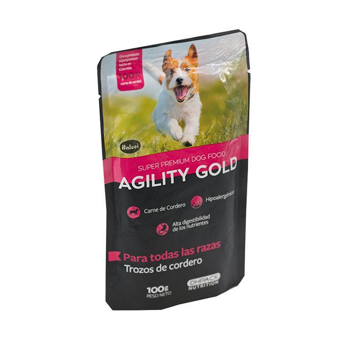 Agility Gold Trozos de Cordero x 100 gr