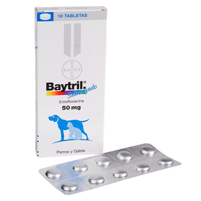 Baytril x 50 mg (10 Tabletas)