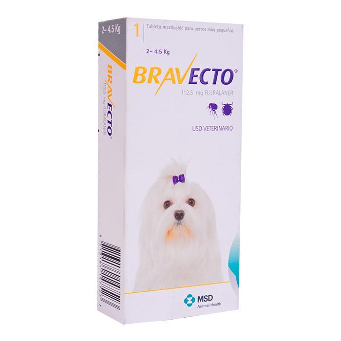 Bravecto 112.5 mg (2 a 4.5 kg)