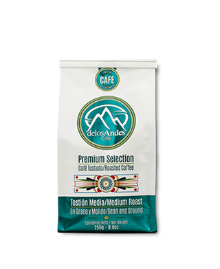 Café de los Andes tostado molido x 250 gr