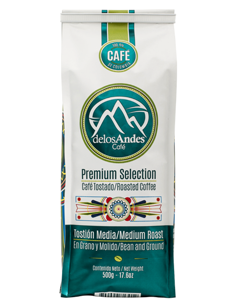Café de los Andes tostado molido x 500 gr