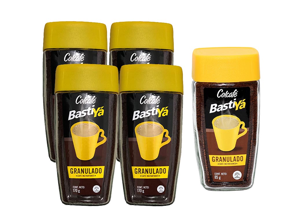 oferta cafe bastiya (4 und x170 gratis 1 und x 85 )