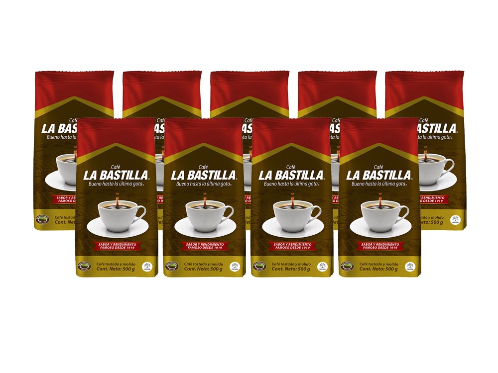 Oferta café la bastilla x500 gr paga 8 lleva 9