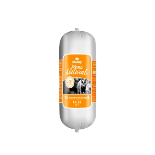 Chunky Barra menú natural gatos Pollo x 200 gr