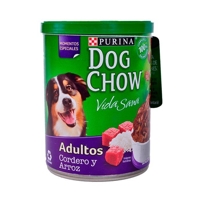 Dog Chow cordero y arroz x 374 gr