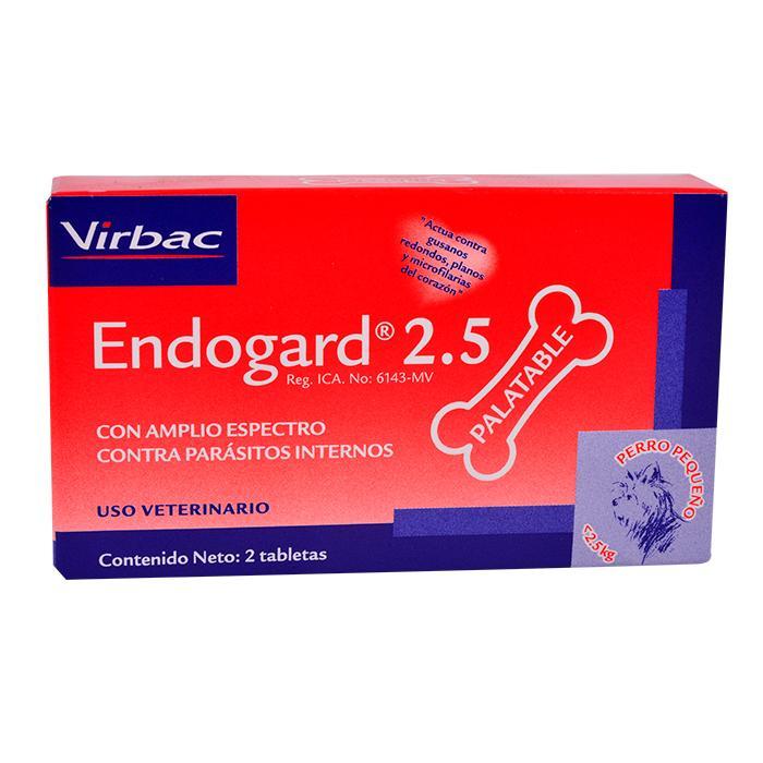 Endogard 2.5 (Caja x 2 Tabletas)