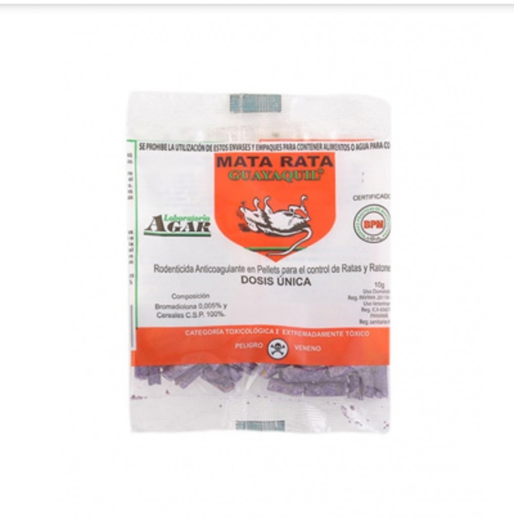 Mata Ratas Guayaquil Sobre x 10 gr
