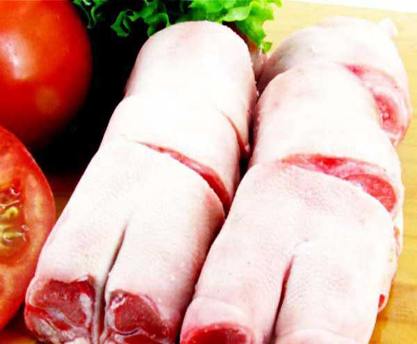 Pezuña de cerdo de la carnisseria