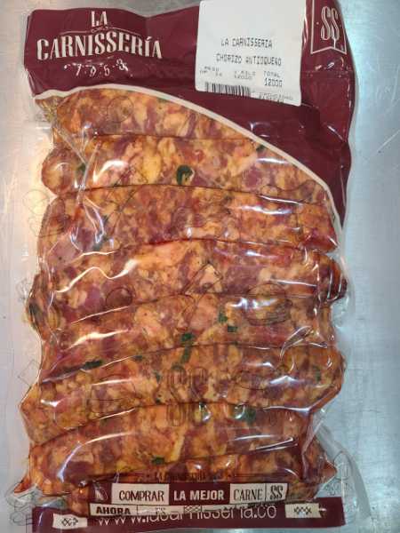 CHORIZO ANTIOQUEÑO LA CARNISSERIA AL VACIO 8 UNIDADES