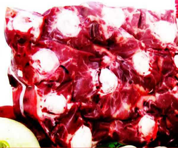 Cola de Res de la carnisseria porcionada