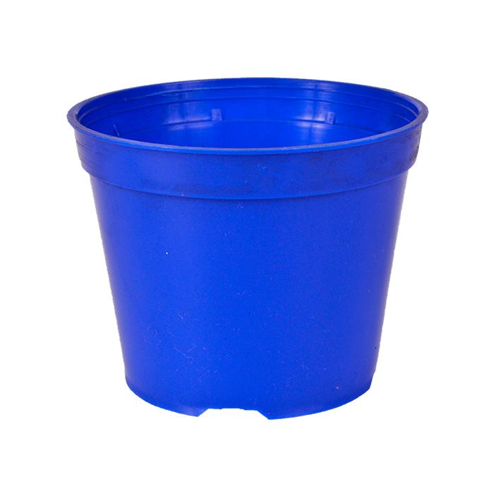 Maceta Azul Redonda 10.5 cm
