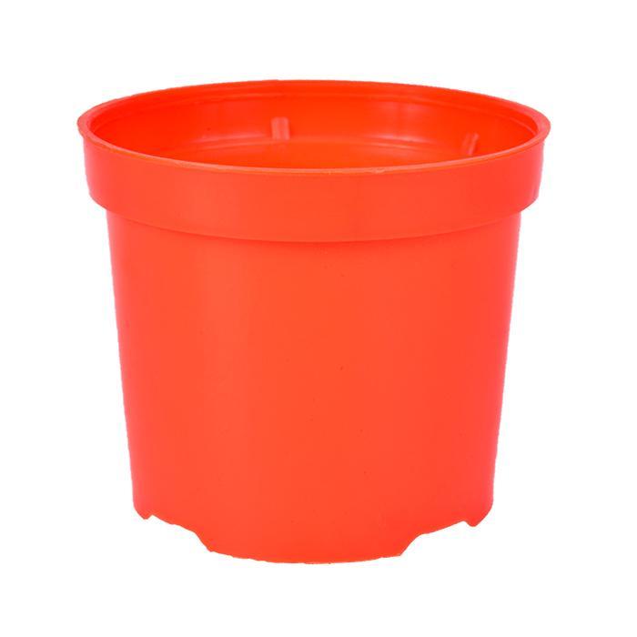 Maceta Naranja Redonda 8.5 cm