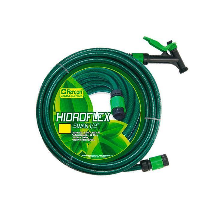 Manguera T Swan 1/2x20mt con Acople Rap+Pisola