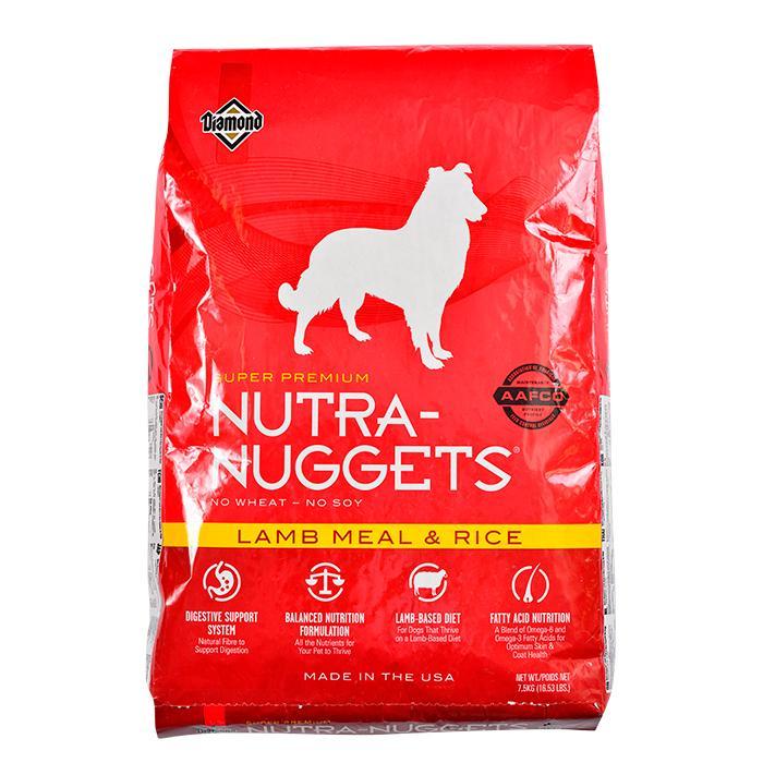 Nutra Nuggets cordero y arroz x 7.5 kg