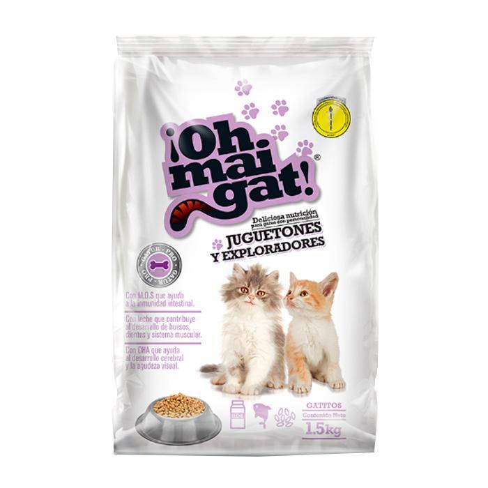 Ohmaigat Gatitos Juguetones y exploradores 1.5 kg