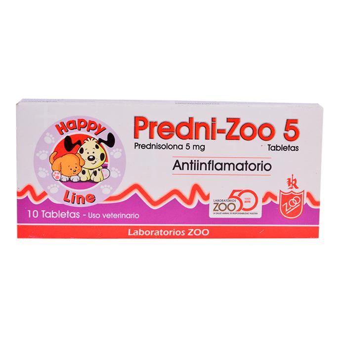 Predni-Zoo 5 Mg 10 Tabletas