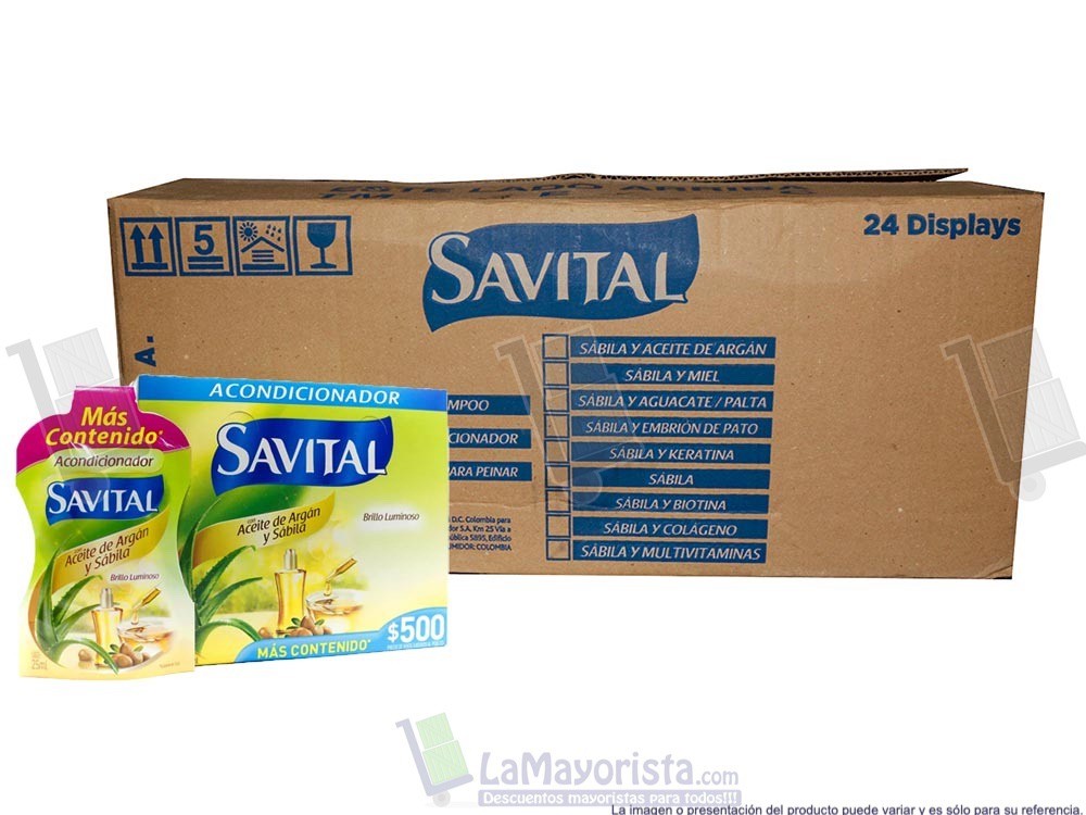 ACONDICIONADOR SAVITAL ARGAN X20