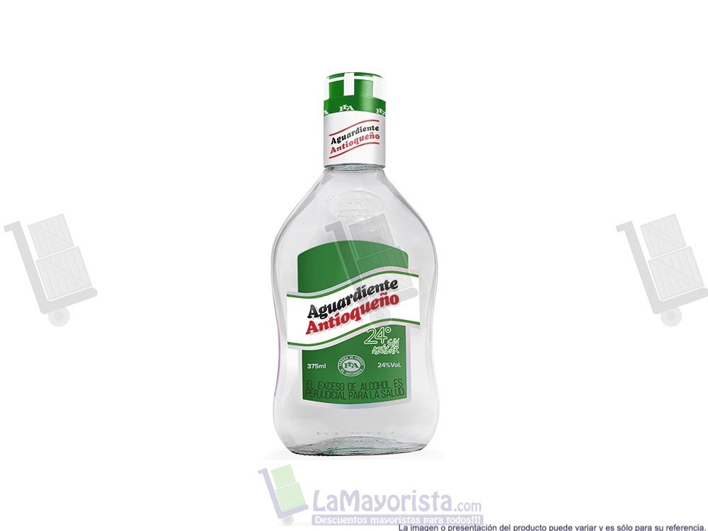 AGUARDIENTE 1/2 VERDE 24°
