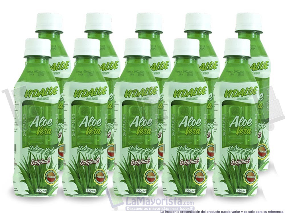 -Al por mayor- Agua Vidaloe X 330Ml.
